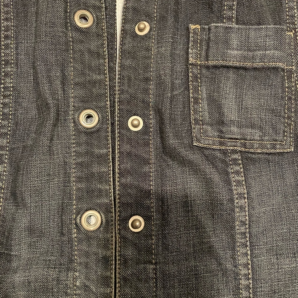 Chico’s Denim Vest. Size 1. - Picture 2 of 4